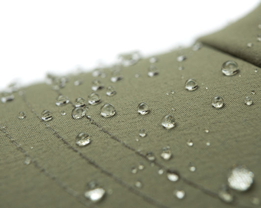 PeaceShell Cordura Trail Cap - detalle del acabado repelente al agua