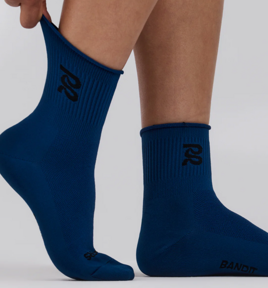 Lite Run™ Ribbed Quarter Socks - Aegean (2 Pack)