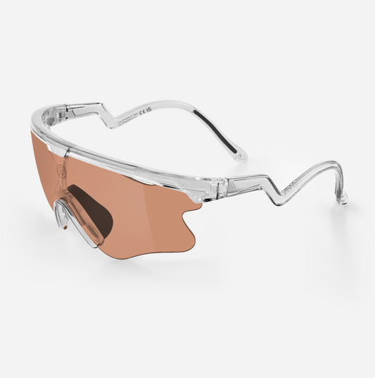 Delta LEI Crystal Frame / Salmon Lens