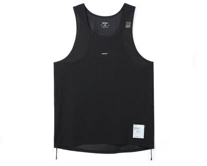 Space-O Singlet Black - vista frontal de la prenda