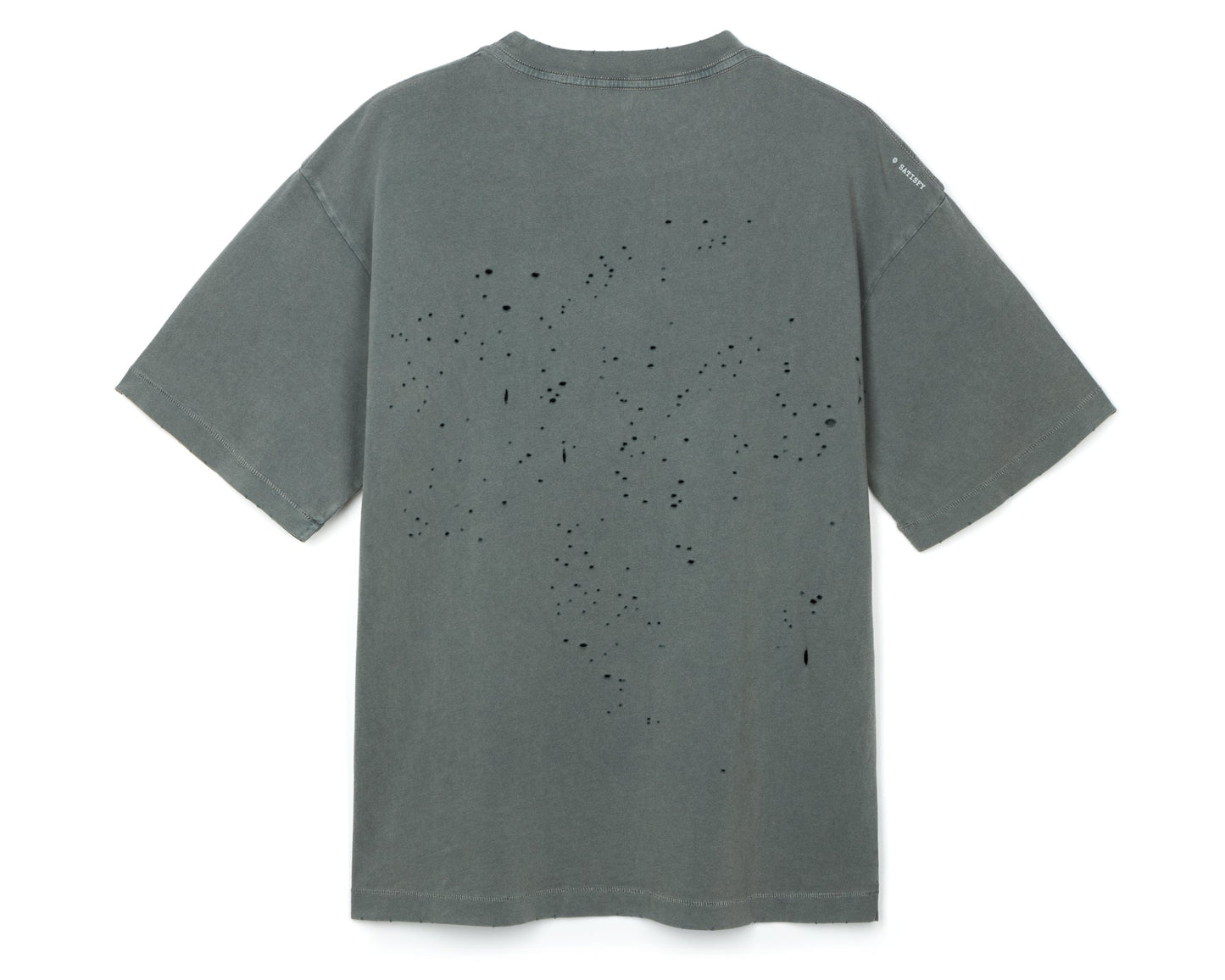 MothTech T-Shirt Faded Black - vista posterior de la prenda