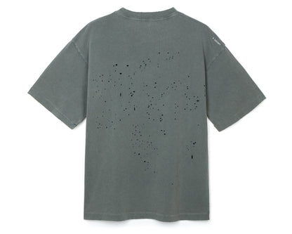MothTech T-Shirt Faded Black - vista posterior de la prenda