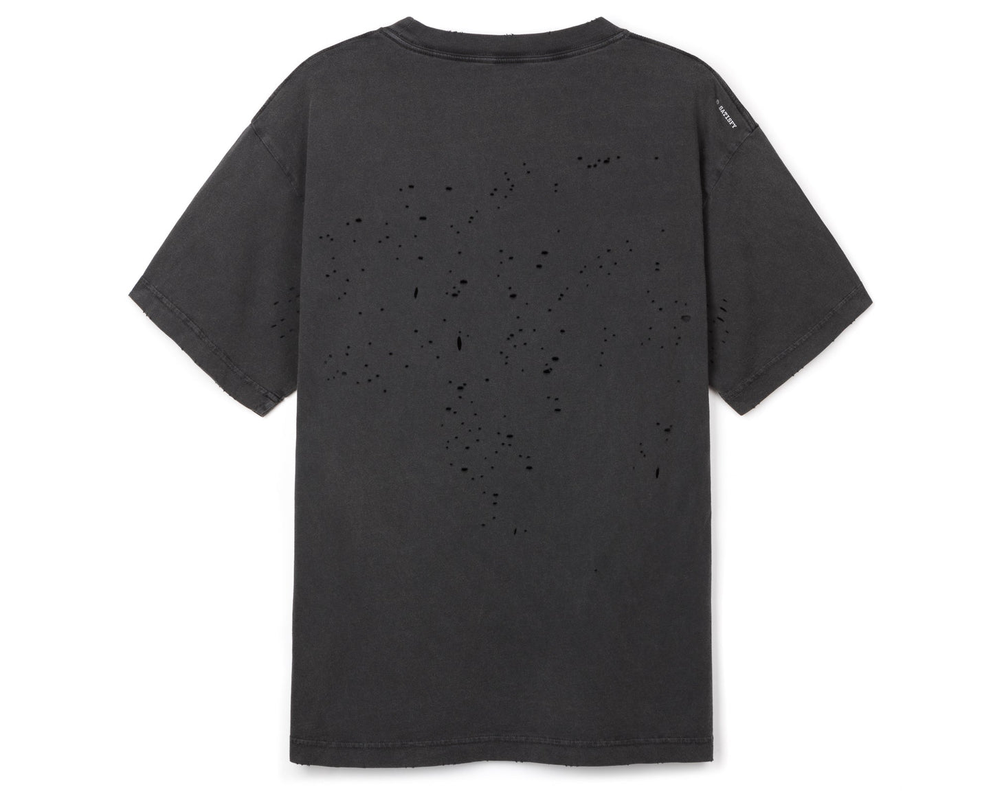 MothTech T-Shirt Aged Black - vista posterior de la prenda