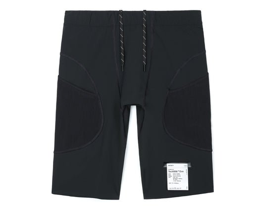 TechSilk Evo 9" Cargo Half Tights Black - vista frontal de la prenda