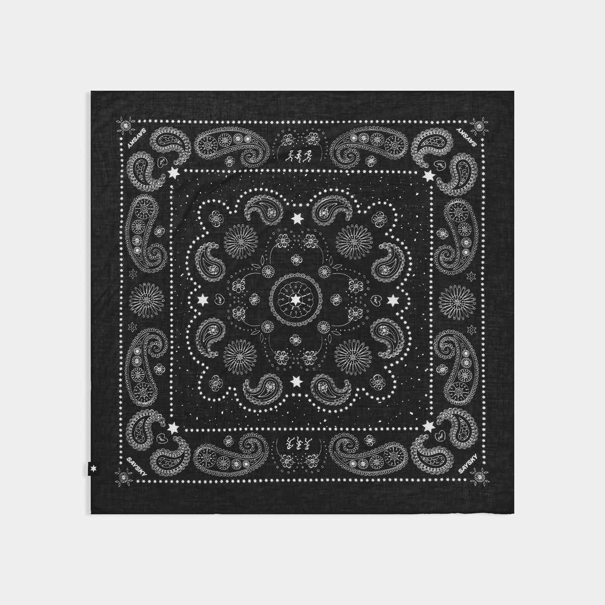 Bandana SAYSKY, color negro - vista del producto extendido