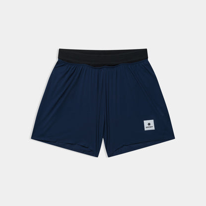 Short de running SAYSKY Flow 5" para hombre, color azul - vista frontal del producto