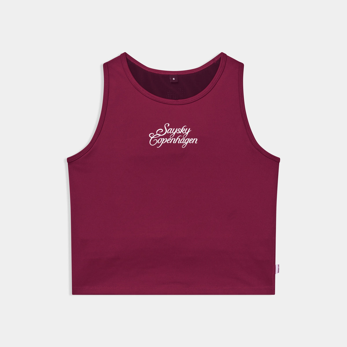Top de running SAYSKY Combat para mujer, color Couture Red - vista frontal del producto