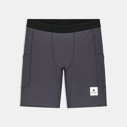 Malla corta SAYSKY Combat+ Rib 8" para hombre, color gris - vista frontal del producto