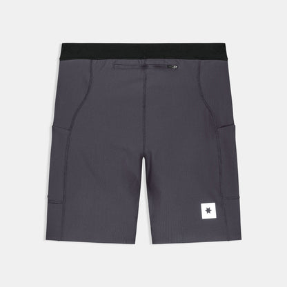 Malla corta SAYSKY Combat+ Rib 8" para hombre, color gris - vista posterior del producto