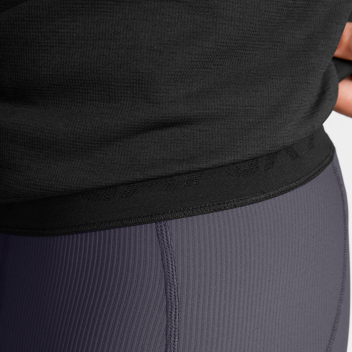 Malla corta SAYSKY Combat+ Rib 8" para hombre, color gris - detalle
