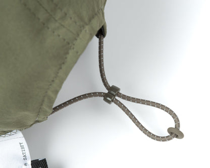 PeaceShell Cordura Trail Cap Tea - vista posterior con el cordon elastico de ajuste