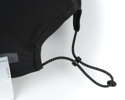 PeaceShell Running Cap Black - detalle del estampado Running Cult Member