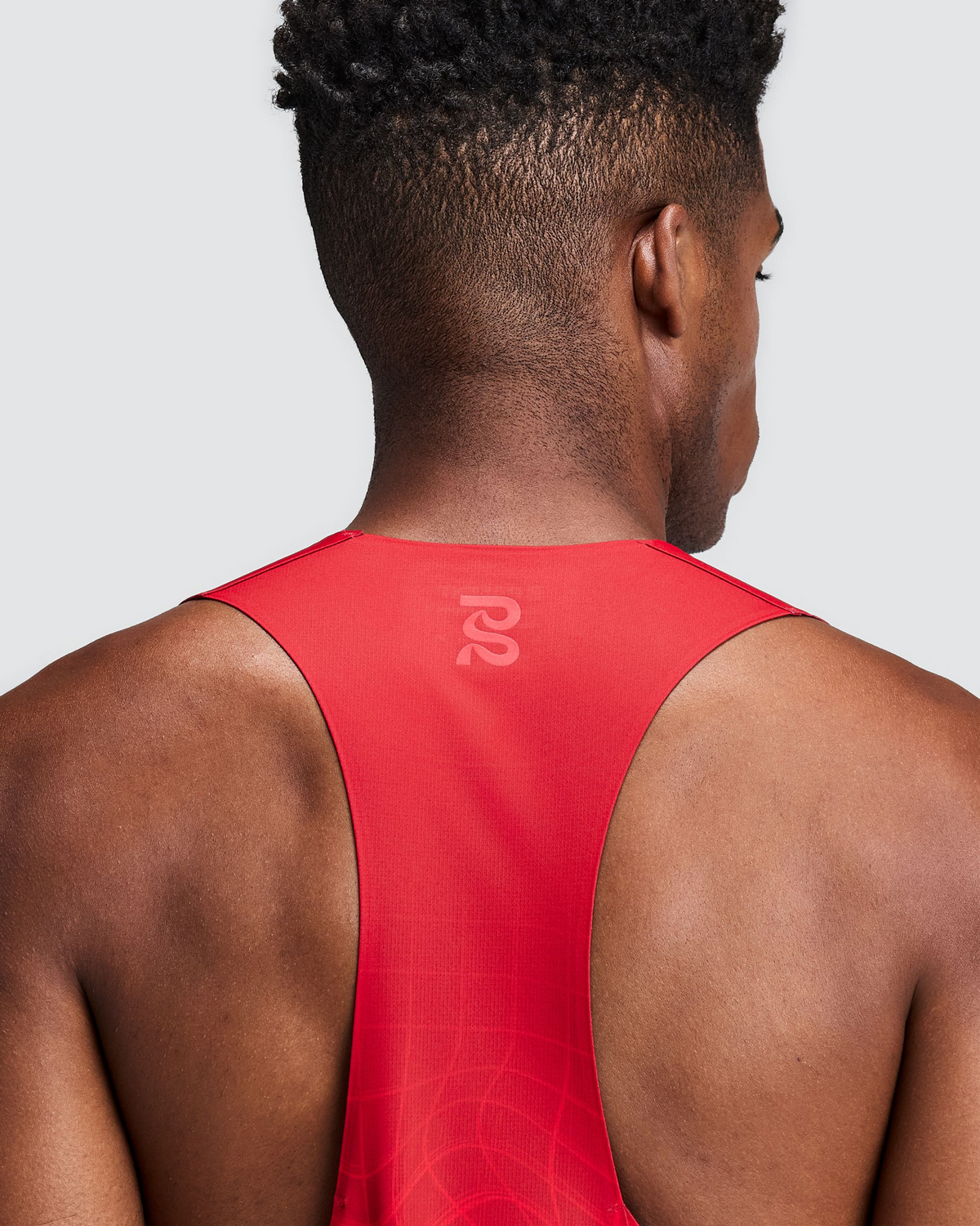 Bividí de competencia Bandit Specter con Flopack para hombre, color Oxide Red - detalle posterior