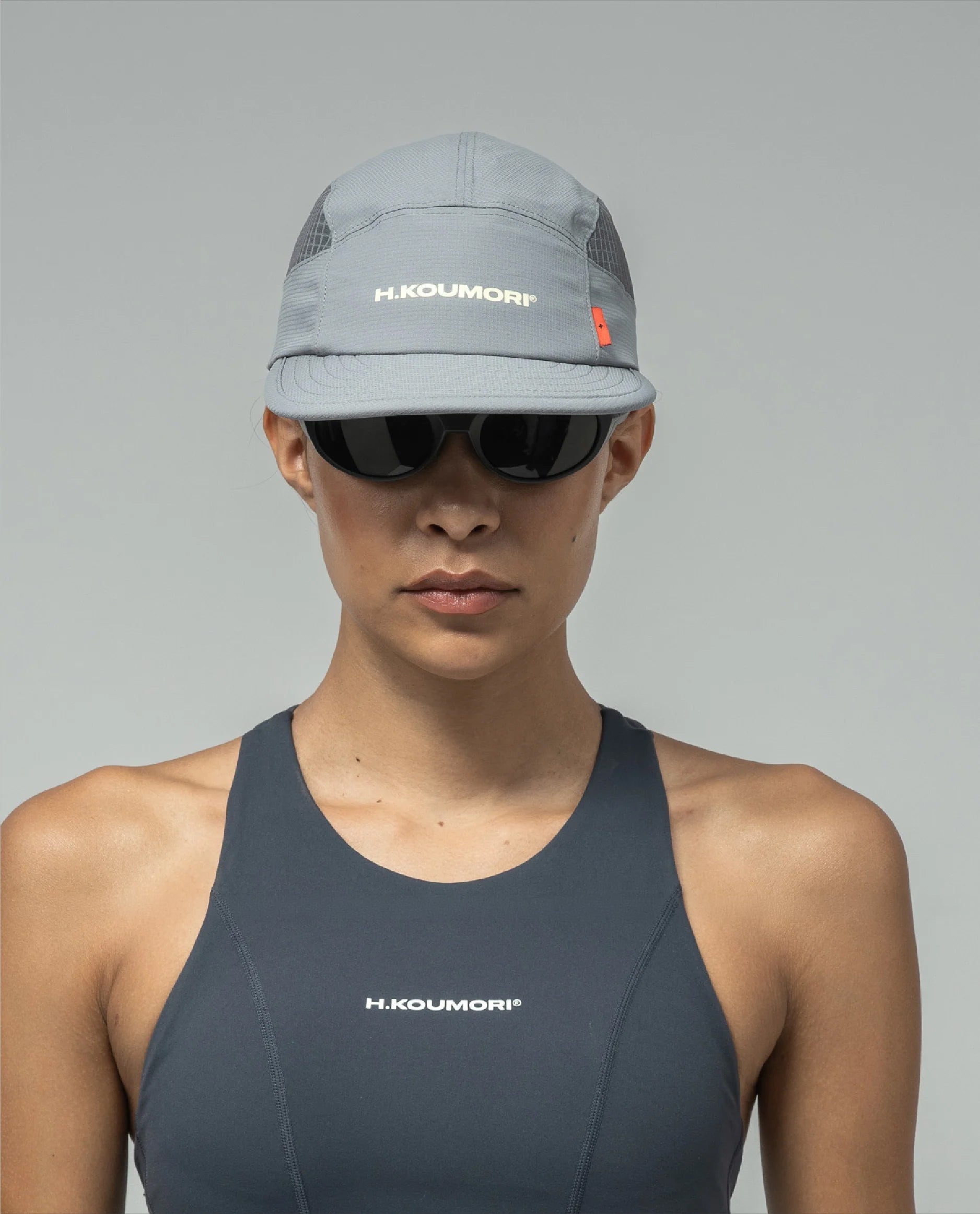 Side Mesh Cap Grey - 3