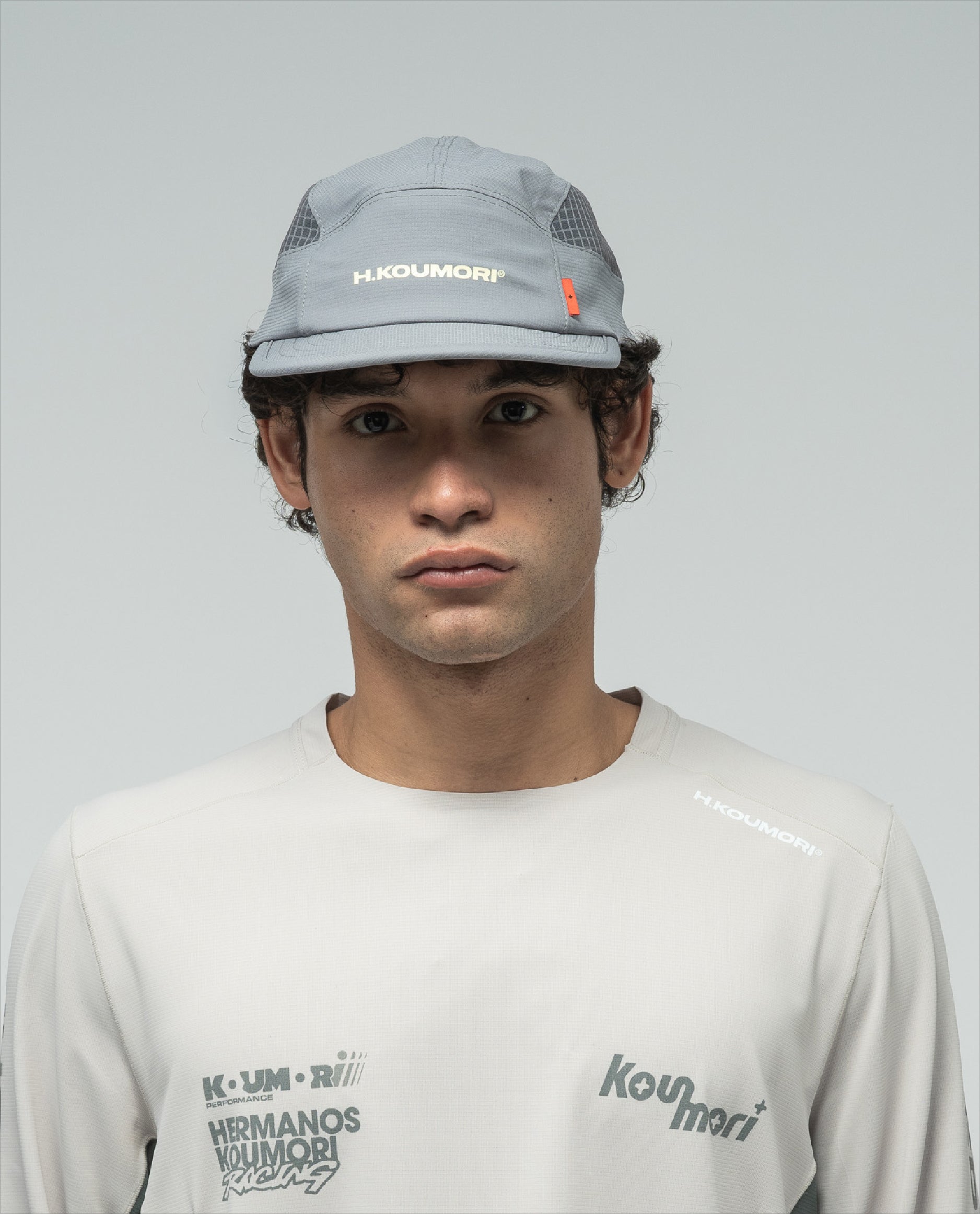 Side Mesh Cap Grey - 2