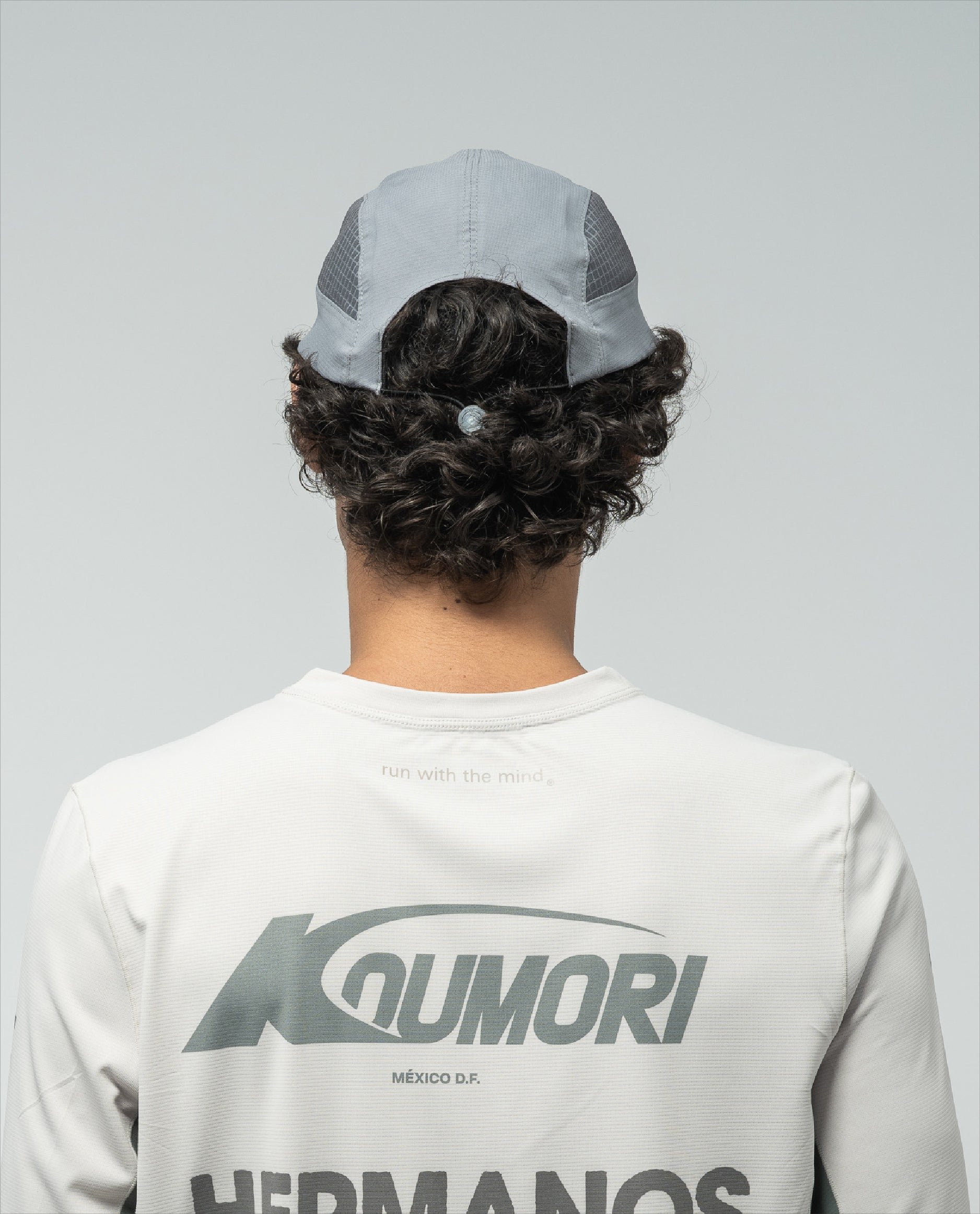 Side Mesh Cap Grey - 4