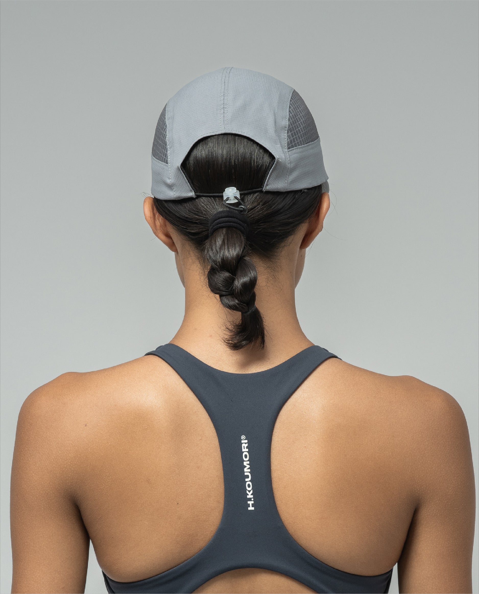 Side Mesh Cap Grey - 5