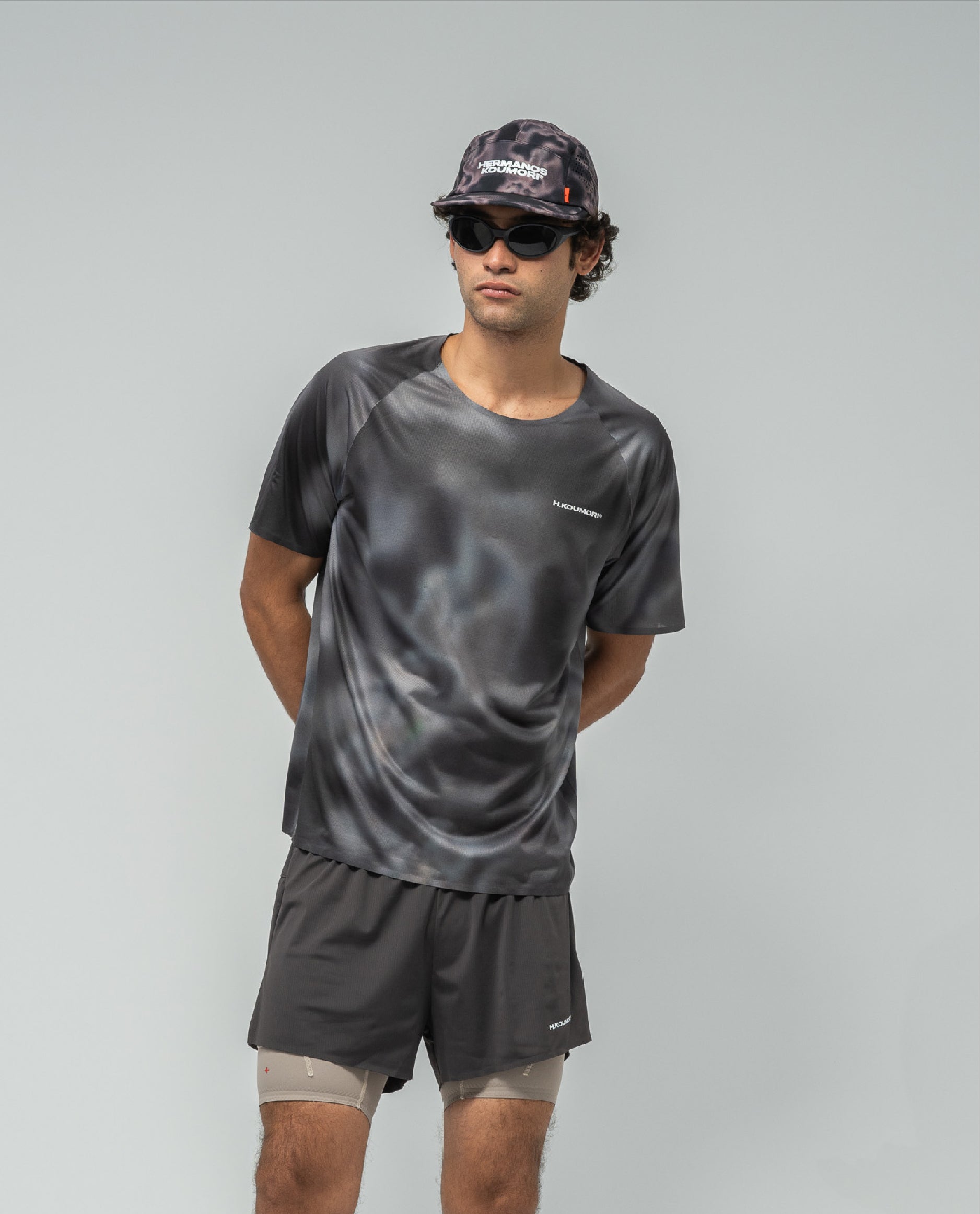 Men's Competition T-Shirt Ash Trace - vista frontal