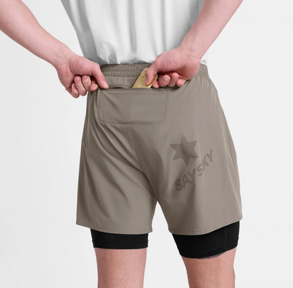Men's 2 in 1 Shorts 5"