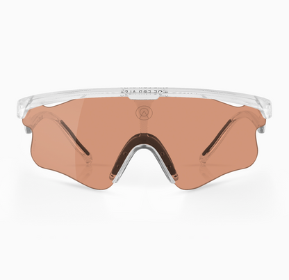 Delta LEI Crystal Frame / Salmon Lens