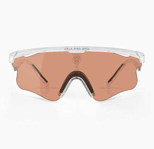 Delta LEI Crystal Frame / Salmon Lens