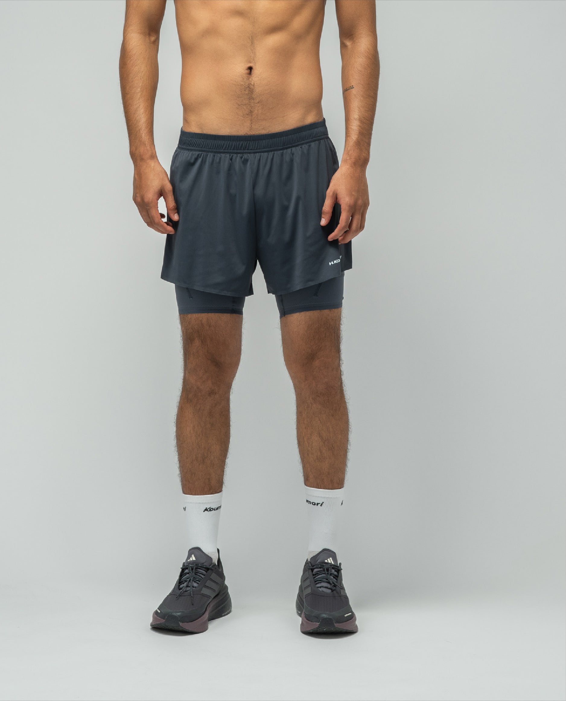 Men's Training Shorts India Ink Ombre Blue