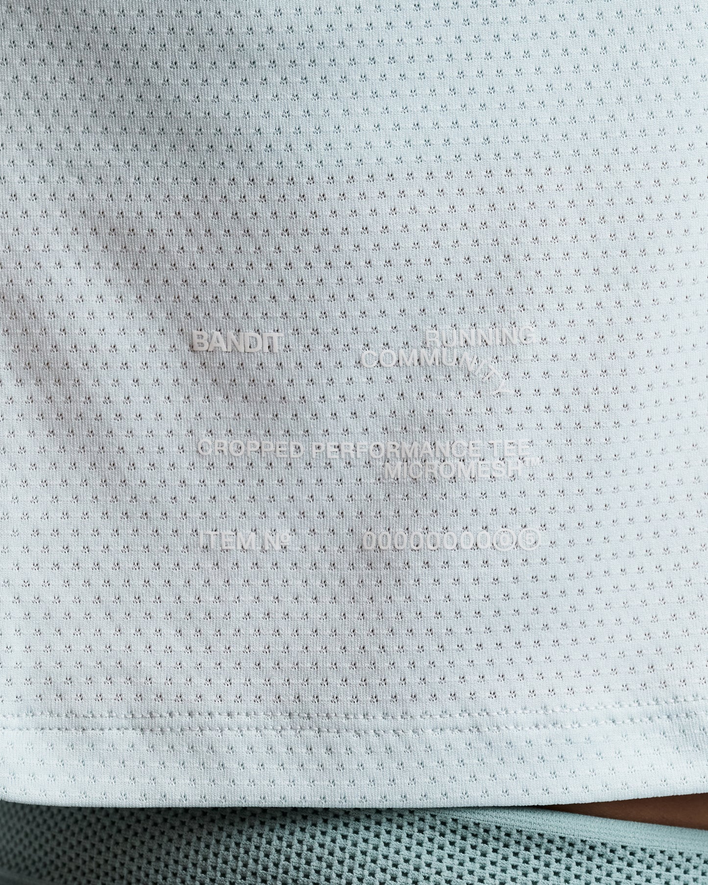Women's Micromesh Cropped Run Tee