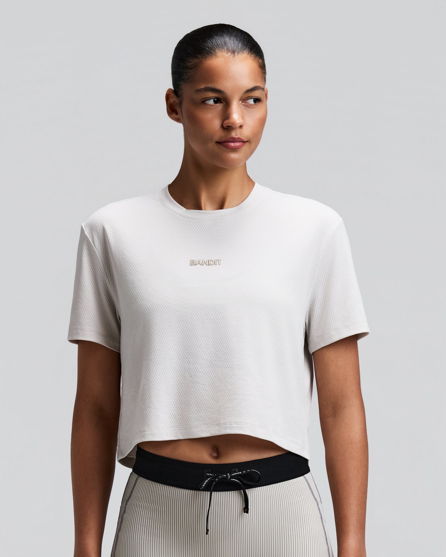 Women's Micromesh Cropped Tee