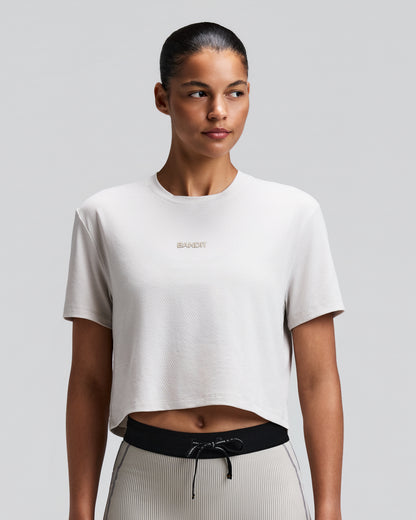 Women's Micromesh Cropped Tee