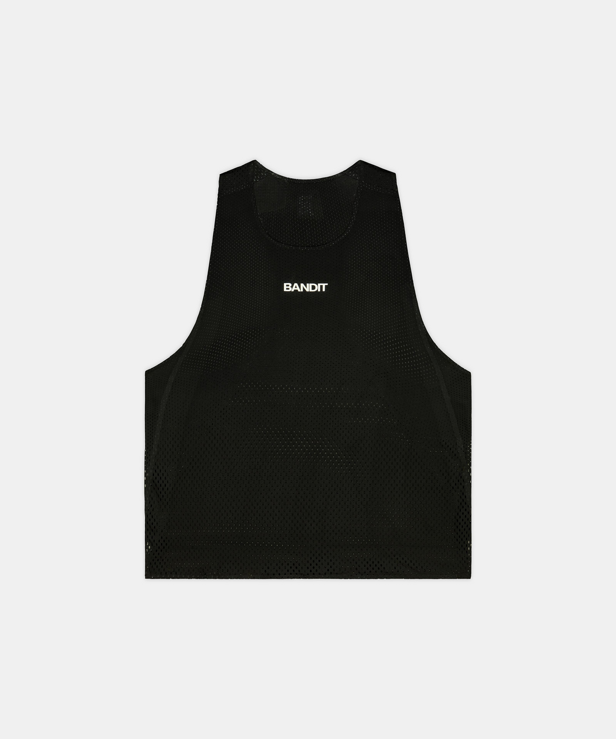 Men's Shredder Race Singlet Black - vista plana del producto
