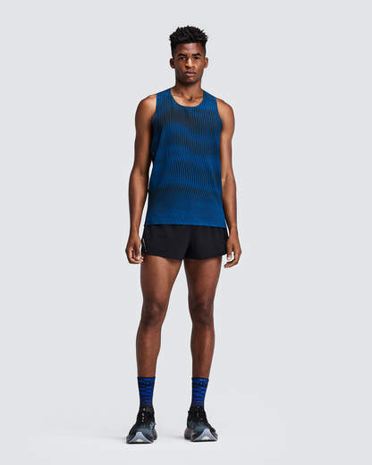 Bividí Bandit CoolGrid Distance con Flopack para hombre, color Bauhaus Blue - vista frontal de cuerpo entero